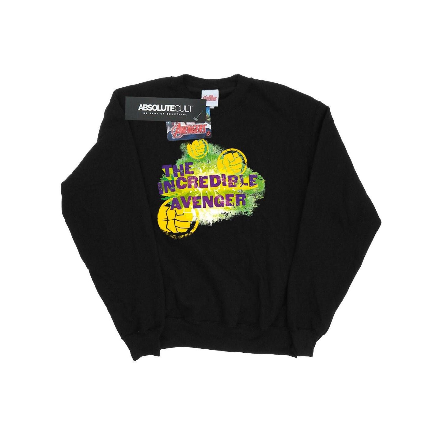 Image of Hulk Incredible Avenger Sweatshirt Unisex Schwarz 128