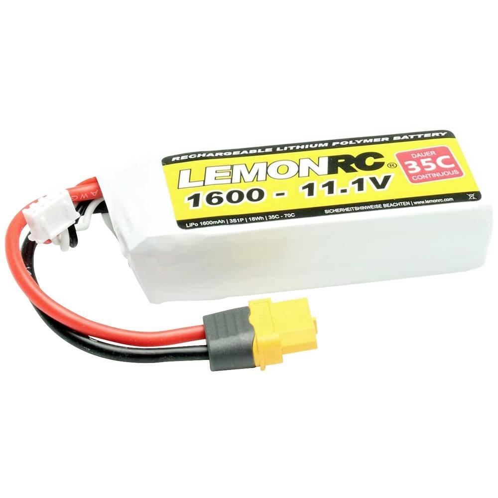 LemonRC  Modellbau-Akkupack (LiPo) 11.1 V 1600 mAh Zellen-Zahl: 3 35 C Softcase XT60 