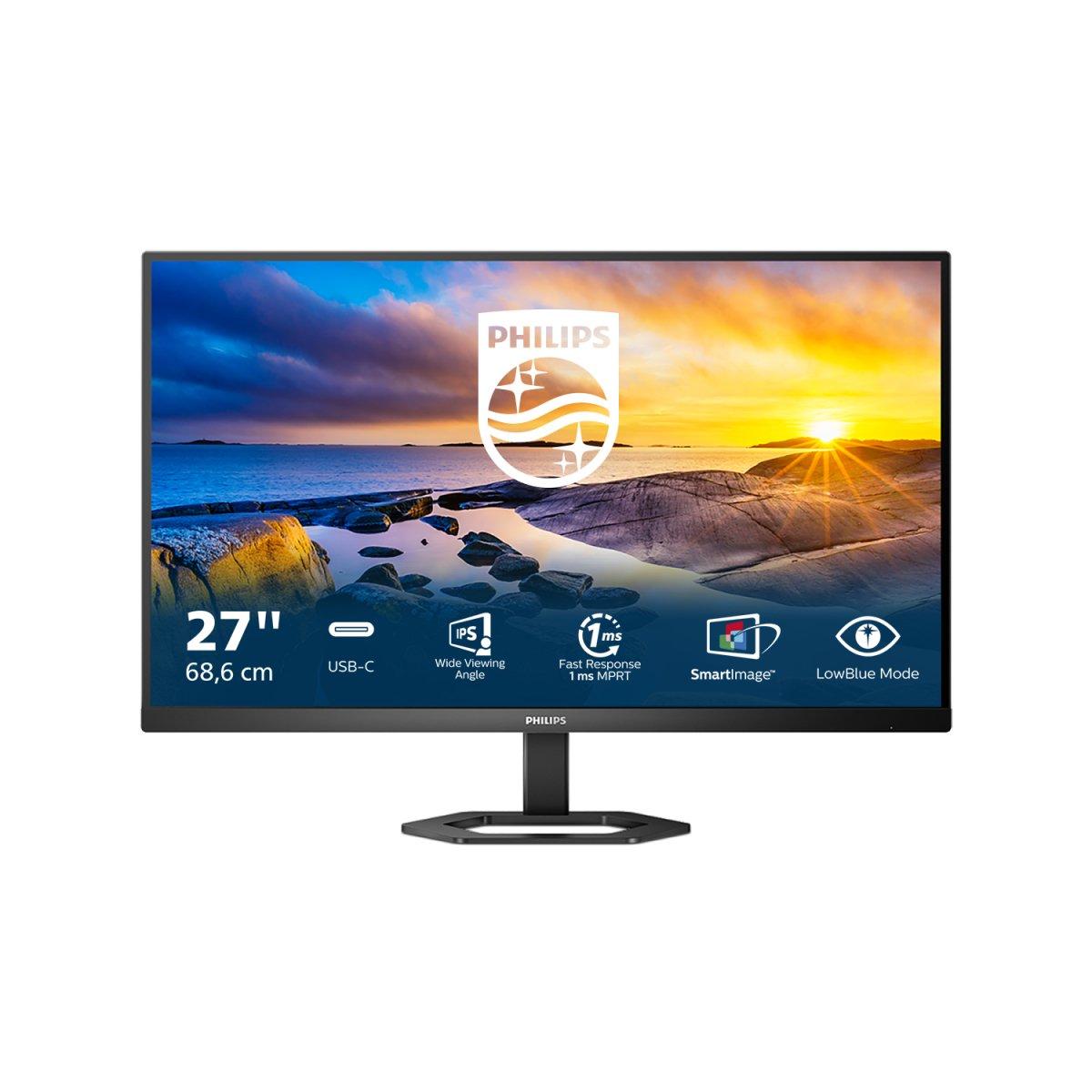 PHILIPS  5000 series 27E1N5300AE/00 Monitor PC 68,6 cm (27") 1920 x 1080 Pixel Full HD LCD Nero 