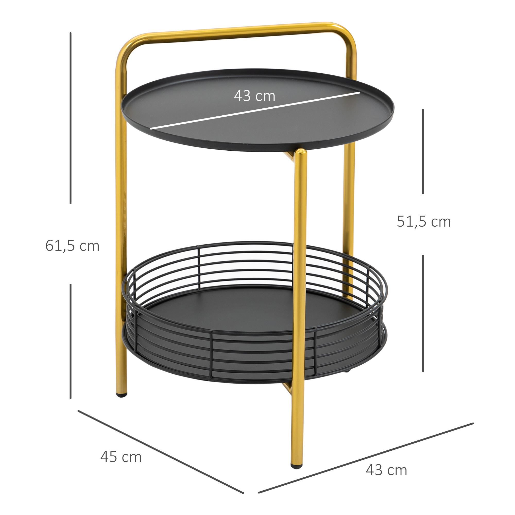 HOMCOM Table d'appoint  