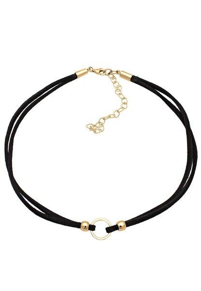 Elli  Halskette Choker Textilband 
