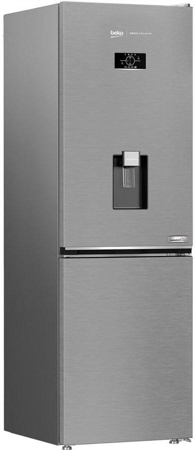 Beko Kühl- Gefrierschrank KG510 E, KS215l, GS109l, 38dB, inox  