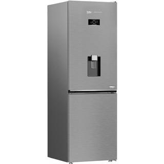 Beko Kühl- Gefrierschrank KG510 E, KS215l, GS109l, 38dB, inox  