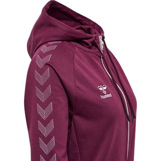 Hummel  felpa con cappuccio da in cotone con zip move grid 