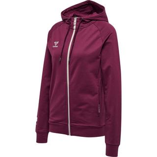 Hummel  felpa con cappuccio da in cotone con zip move grid 