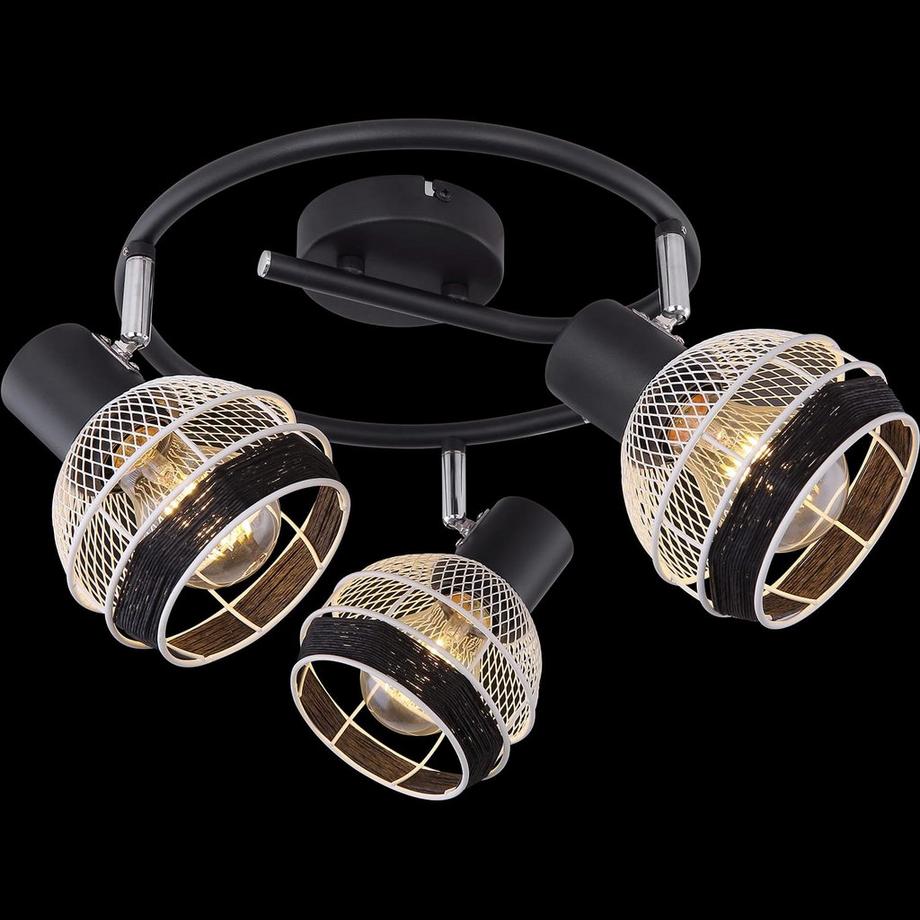 mutoni Strahler Griddy Metall  matt 3xE27  