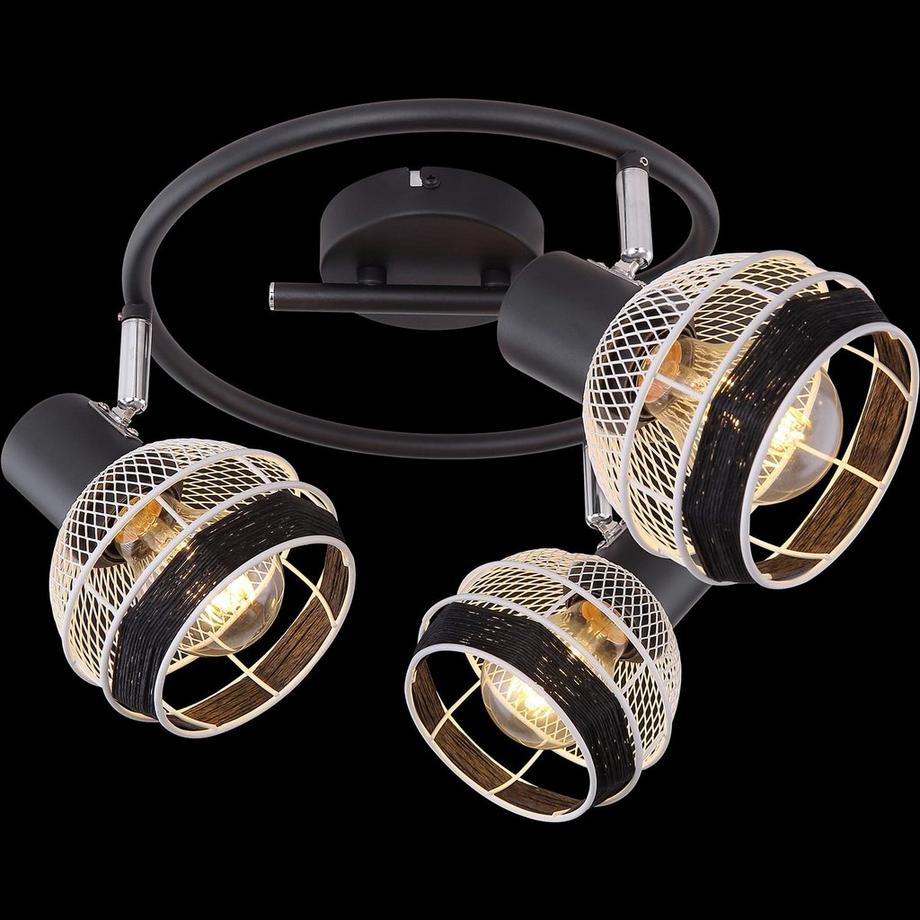 mutoni Strahler Griddy Metall  matt 3xE27  