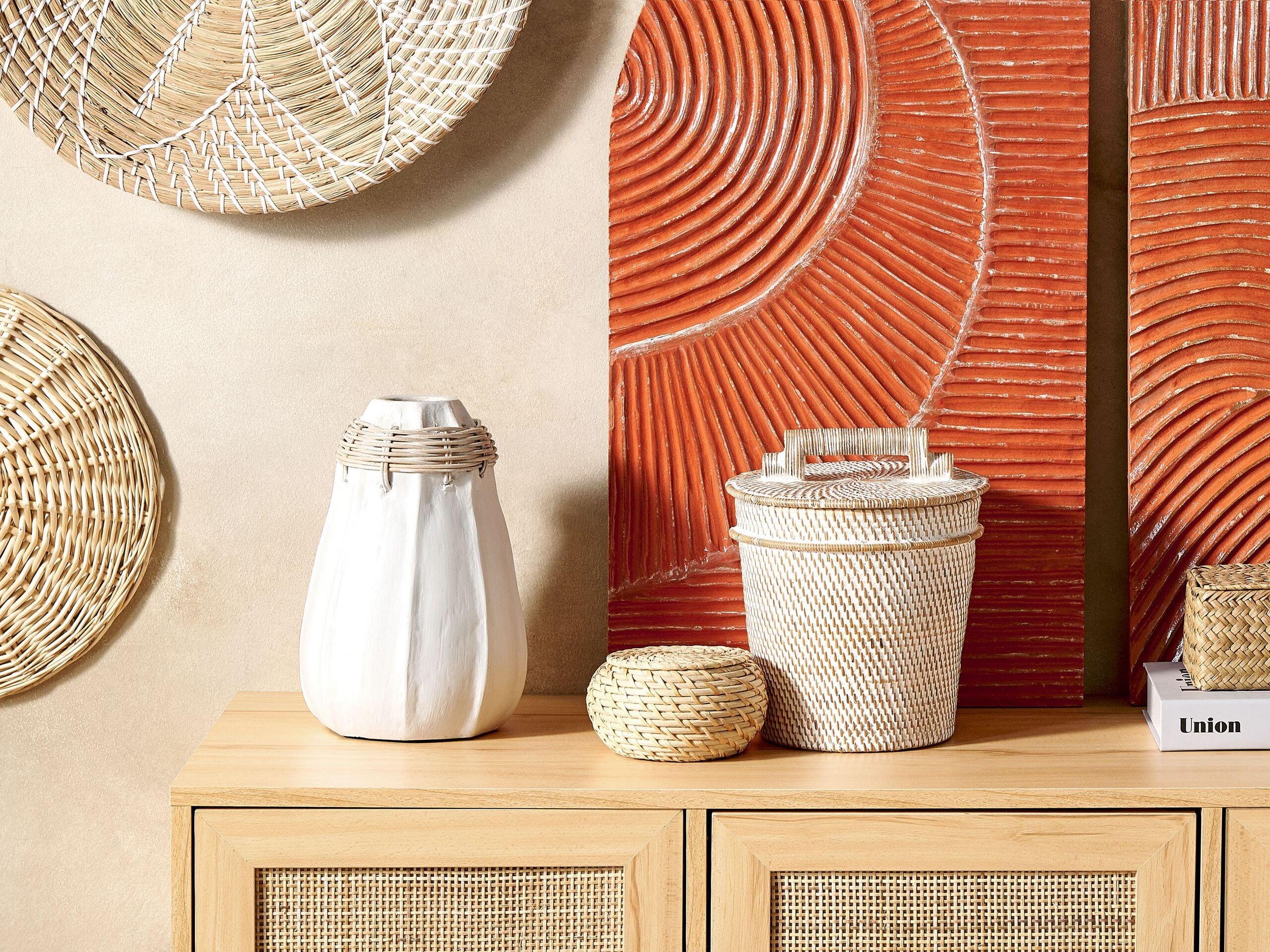 Beliani Decorazioni en Terracotta Boho KAMPAR  