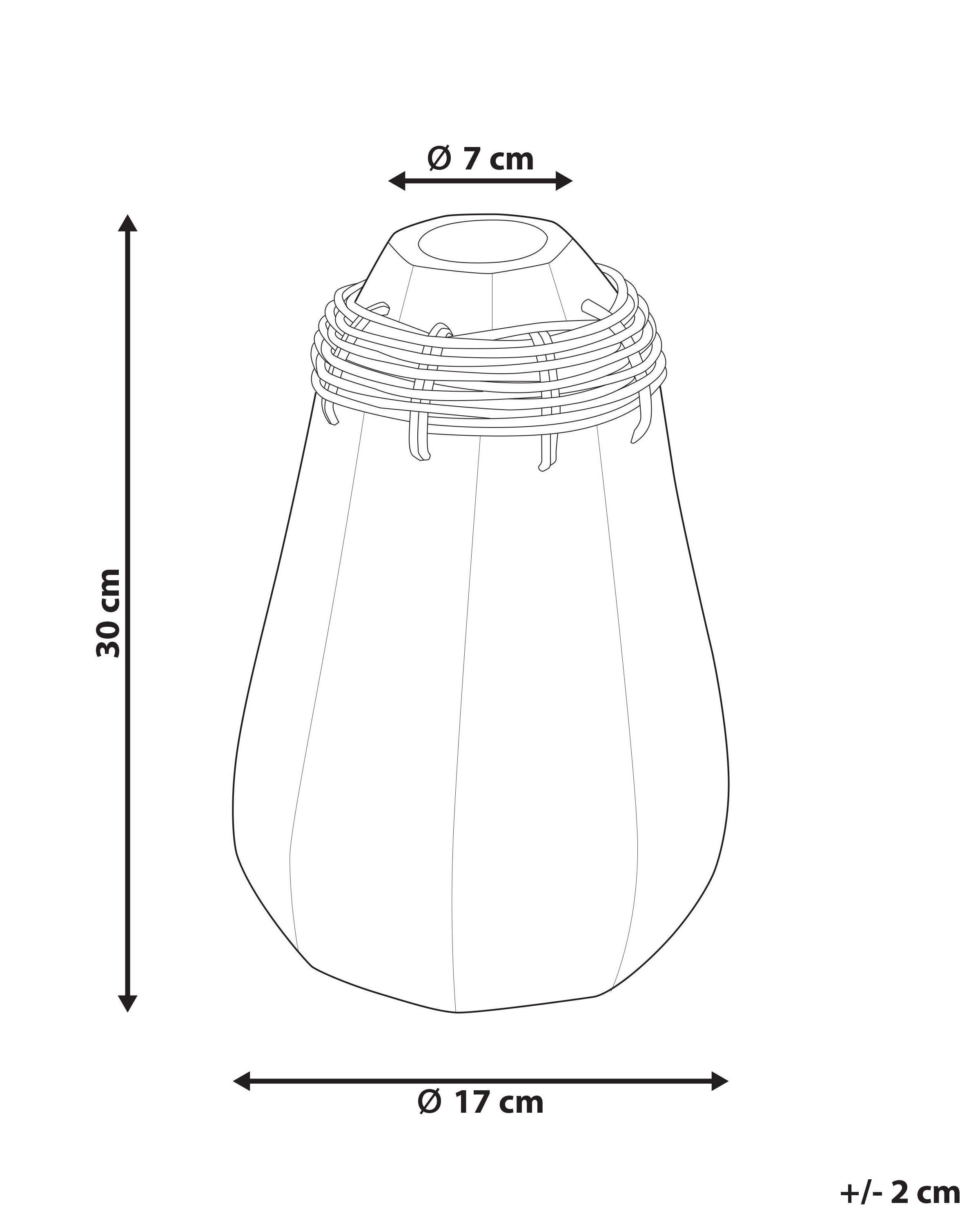 Beliani Vase décoratif en Terre cuite Boho KAMPAR  