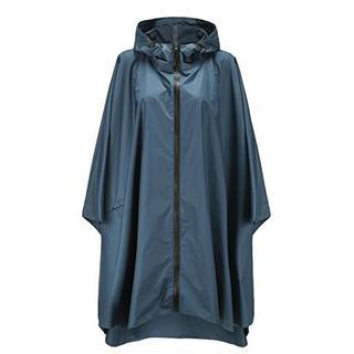 Alopini Unisex Wasserdichter Wiederverwendbarer Regenponcho mit Kapuze  