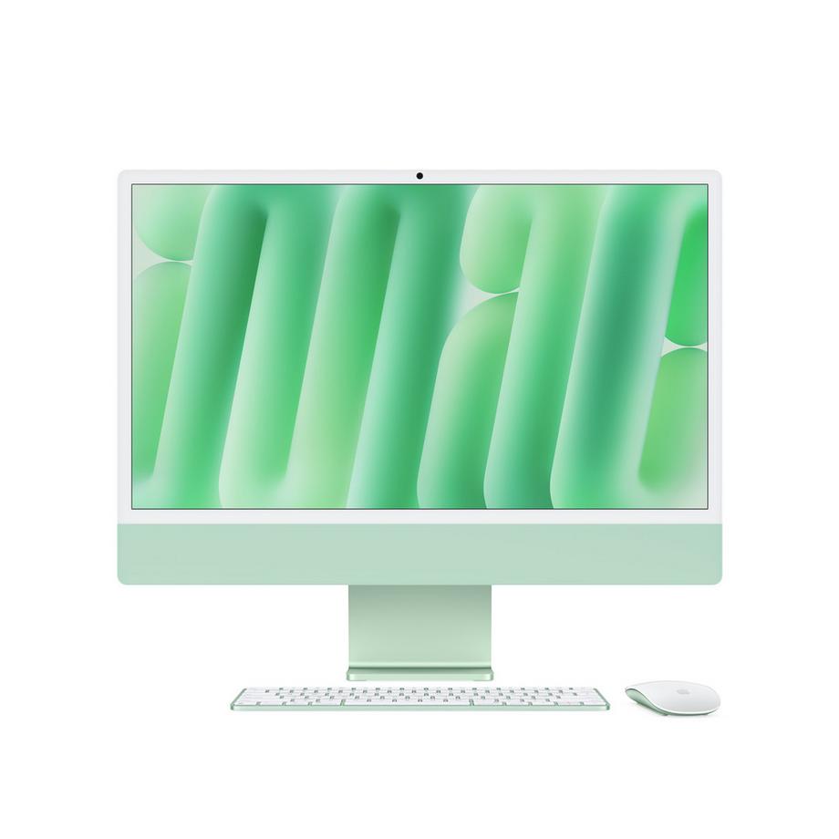 Ricondizionato iMac 24" 2024 M4 4,4 Ghz 16 Gb 256 Gb SSD Verde - come nuovo