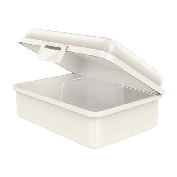 fizzy Fizzii Lunchbox mit Trennfach perlweiss, Meerjungfrau  