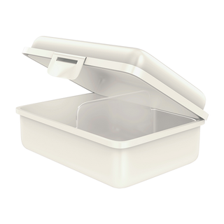 fizzy Fizzii Lunchbox mit Trennfach perlweiss, Meerjungfrau  