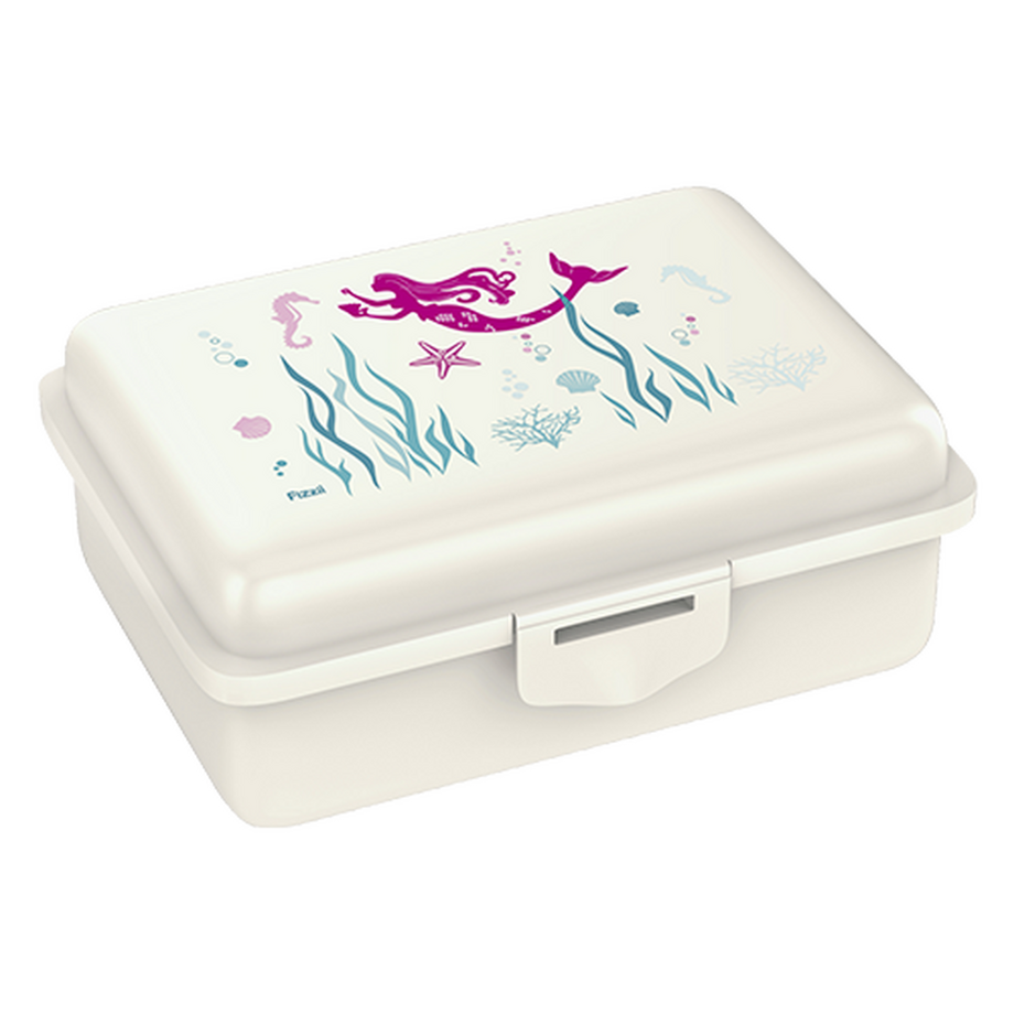 fizzy Fizzii Lunchbox mit Trennfach perlweiss, Meerjungfrau  