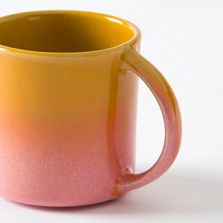 La Redoute Intérieurs Lot de 2 mugs en grès émail réactif  