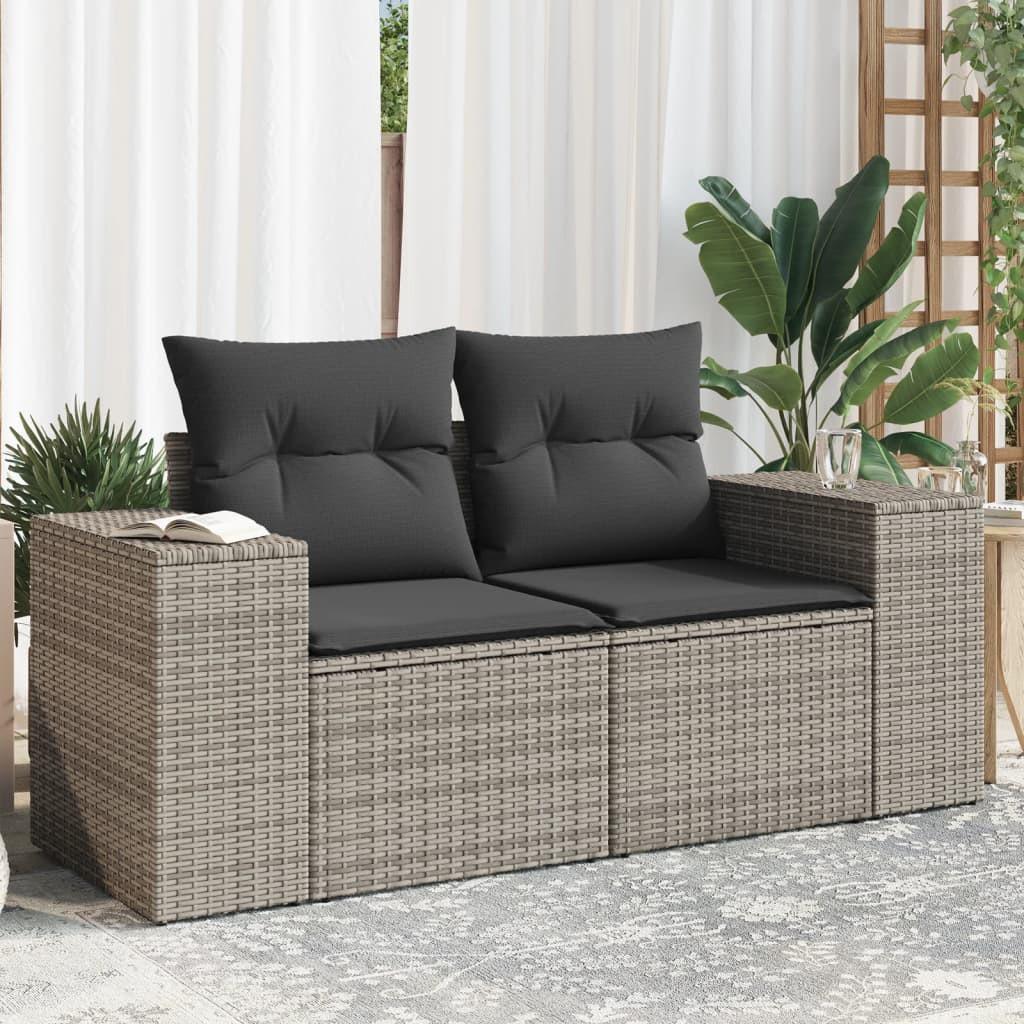 VidaXL Gartensofa poly-rattan  