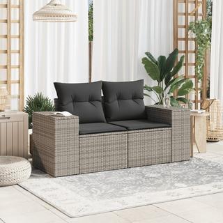 VidaXL Gartensofa poly-rattan  