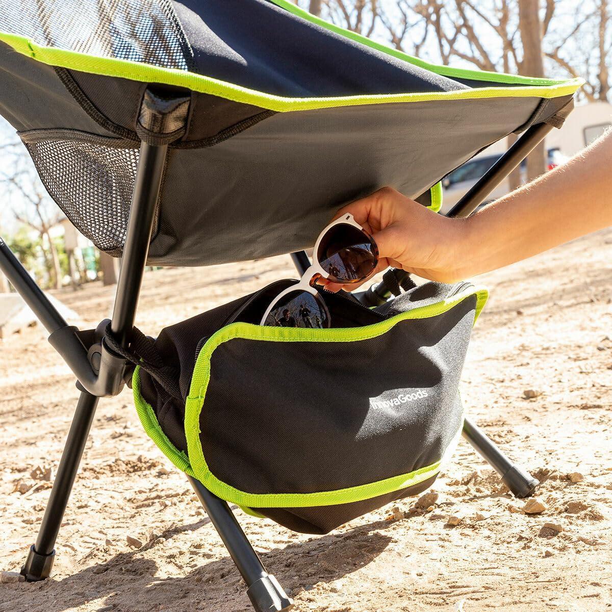 InnovaGoods  Chaise de camping pliante avec sac de transport 