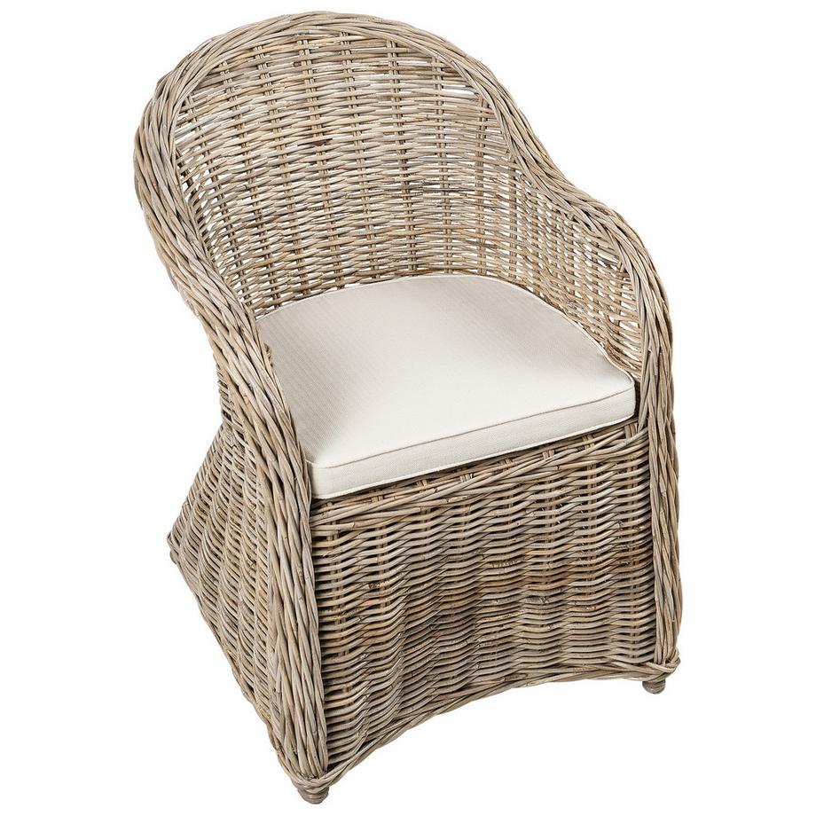 Beliani  Fauteuil de jardin en Rotin Méditerranéen SUSUA II 