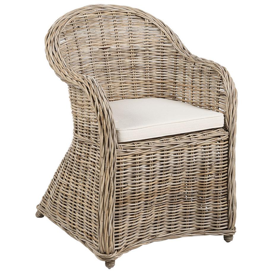 Beliani  Fauteuil de jardin en Rotin Méditerranéen SUSUA II 
