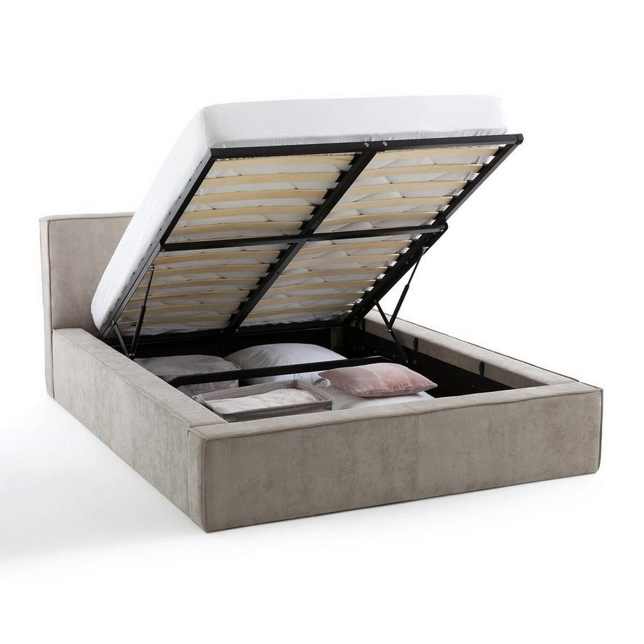 La Redoute Intérieurs Bett Seven mit Bettkasten & Lattenrost zum Hochklappen  