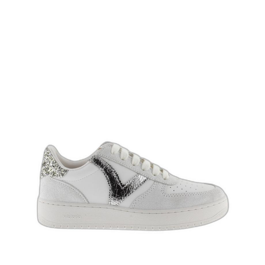 Sneakers mit Craquelé und Metall Frau  Madrid