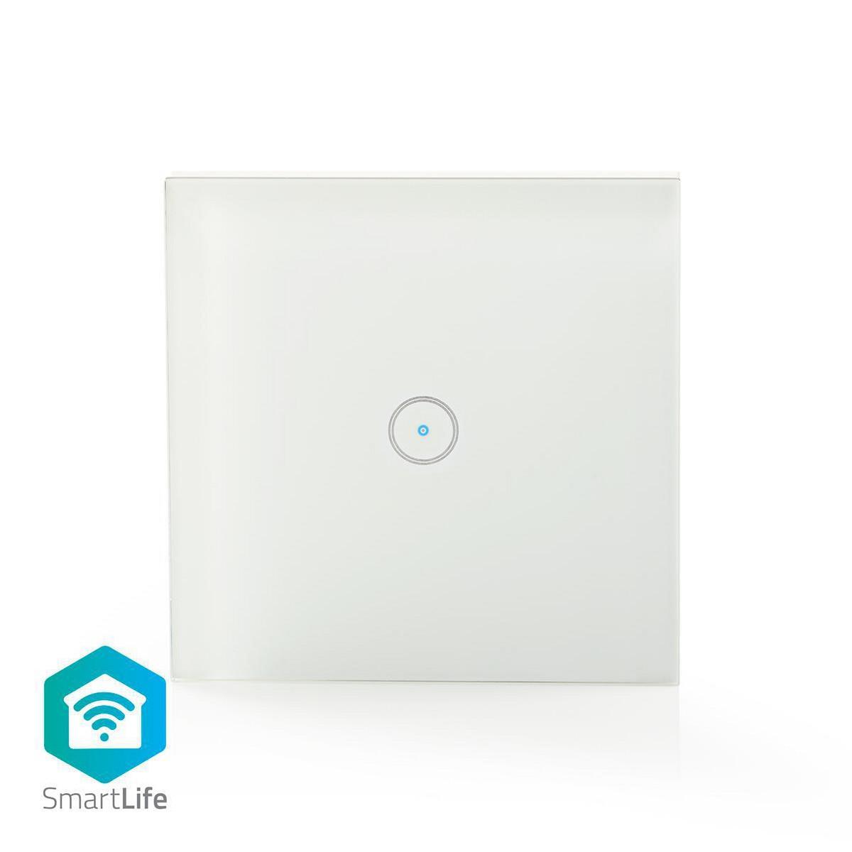 Image of Smartlife Switch | Wi-fi | Einfach | Wandmontage | 1000 W | Android™ / Ios | Glas | Weiß Unisex