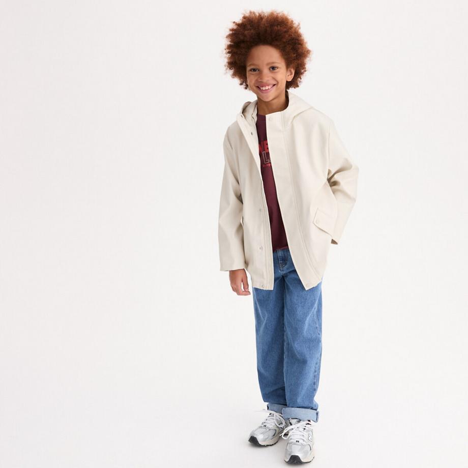 La Redoute Collections  Ciré à capuche doublé jersey 