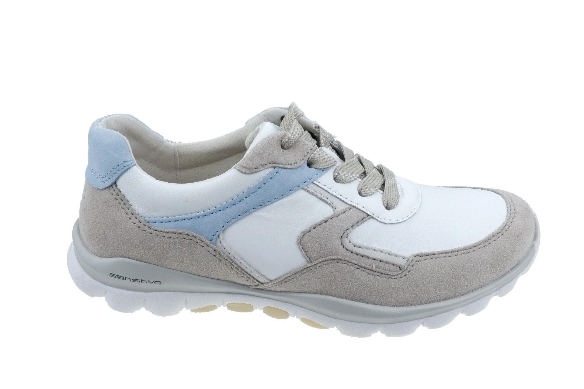 Image of Nubuk Wandersneaker Damen Weiss 39