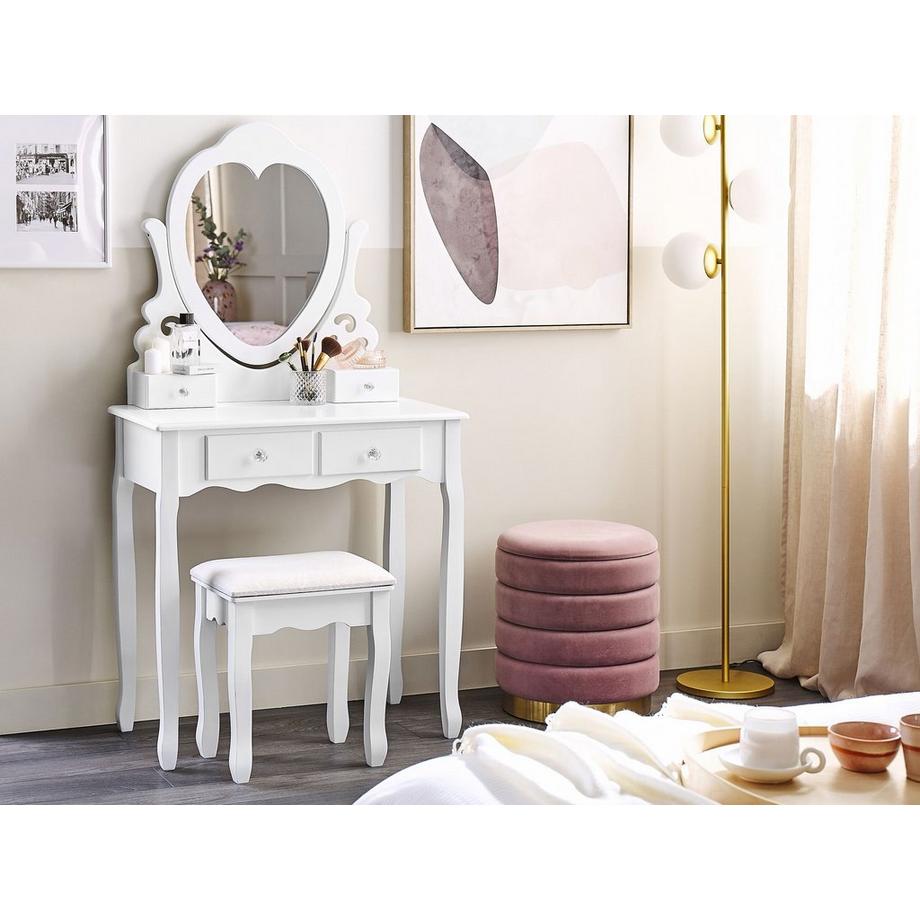 Beliani  Coiffeuse en MDF Glamour DIVA 