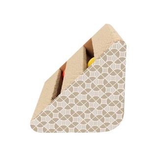 Intirilife  Katzenkratzbrett Katzenspielzeug auser Wellpappe 