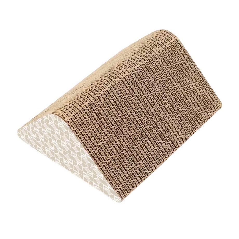 Intirilife  Katzenkratzbrett Katzenspielzeug auser Wellpappe 