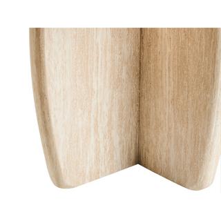 Beliani Tavolo da pranzo en Fibra a media densità (MDF) Minimalista TRAVERS  