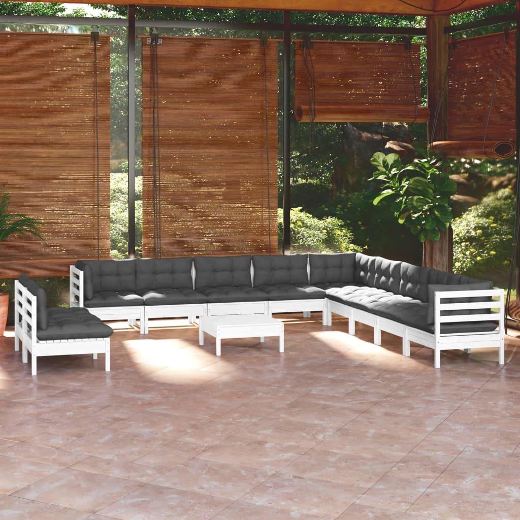 VidaXL Garten-lounge-set kiefernholz  