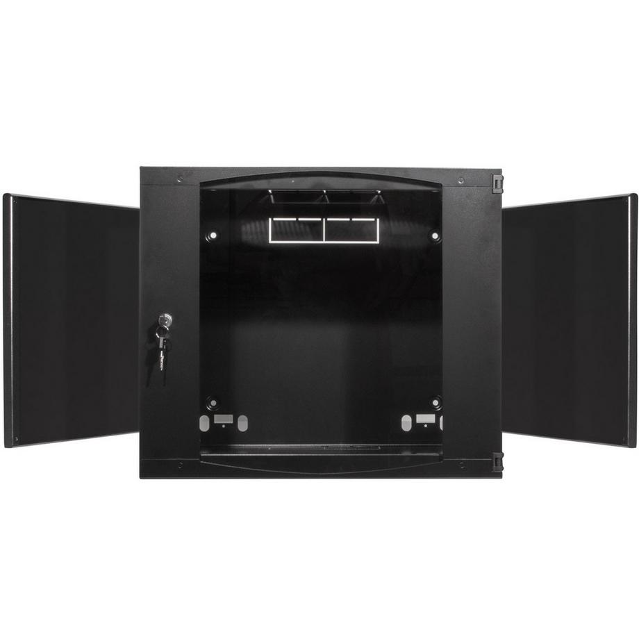 LogiLink  19" Wandschrank/Serverschrank U9 540 x 450 x 460 mm Unmontiert Schwarz 