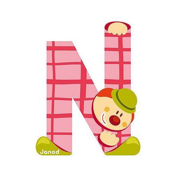 Buchstaben Clown N