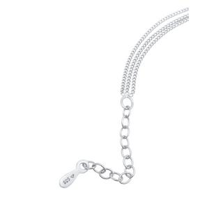 Elli  Halskette Choker Layer Mit Kristallen 