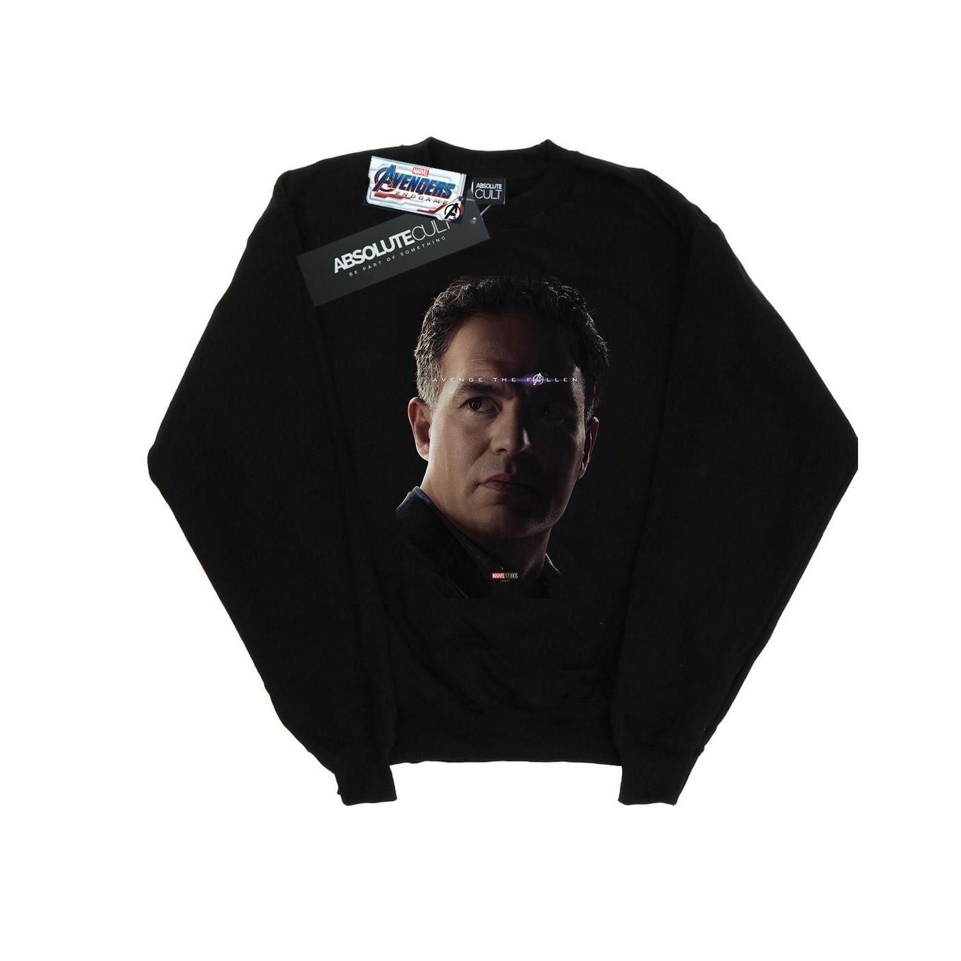 Image of Avengers Endgame Avenge The Fallen Bruce Banner Sweatshirt Damen Schwarz L
