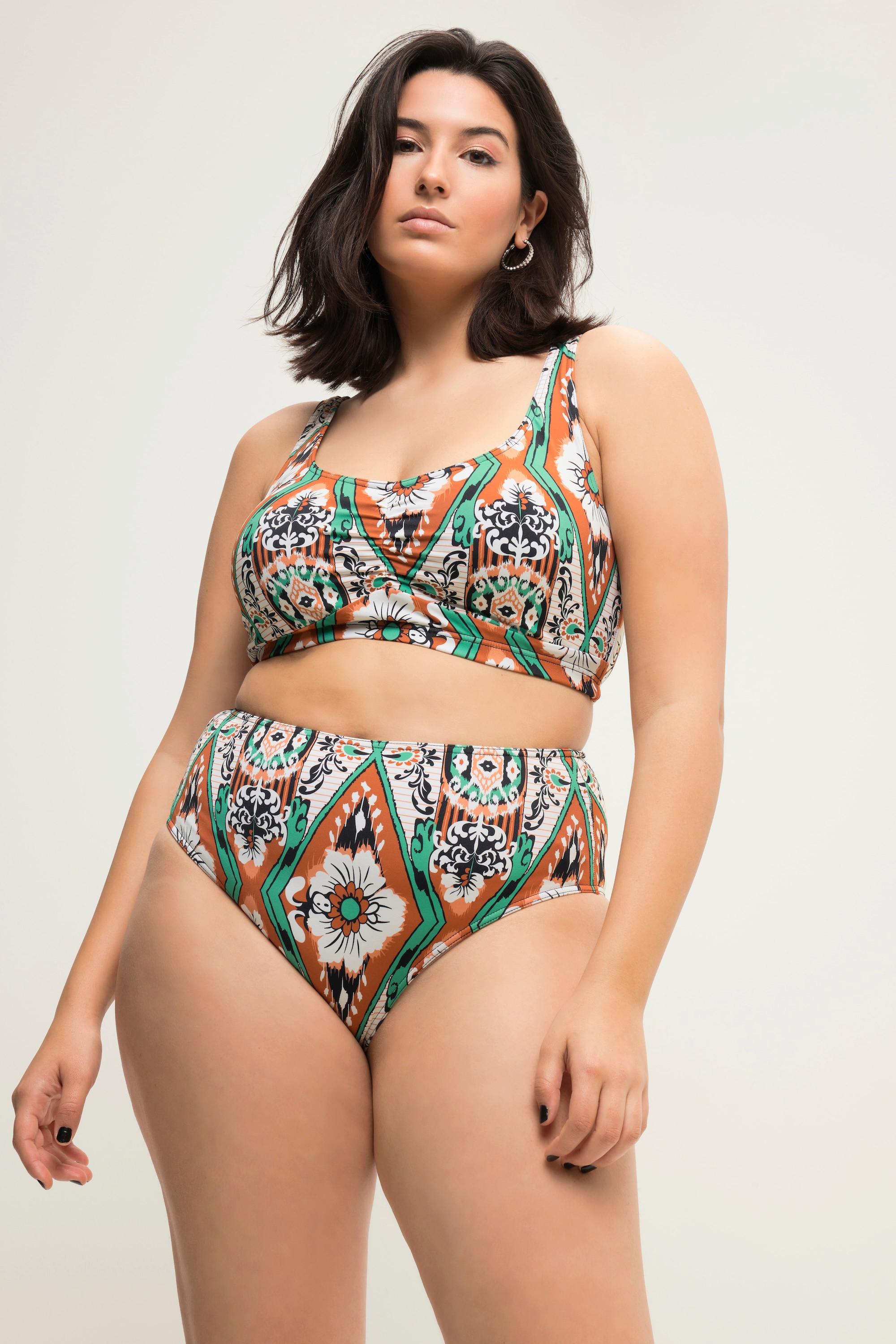 Studio Untold  Bas de bikini taille haute avec imprimé all-over 