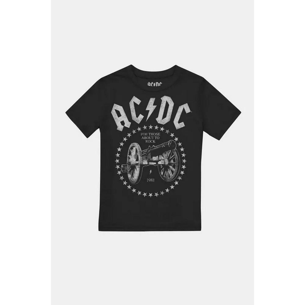 Image of Acdc About To Rock Tour Tshirt Jungen Schwarz 158