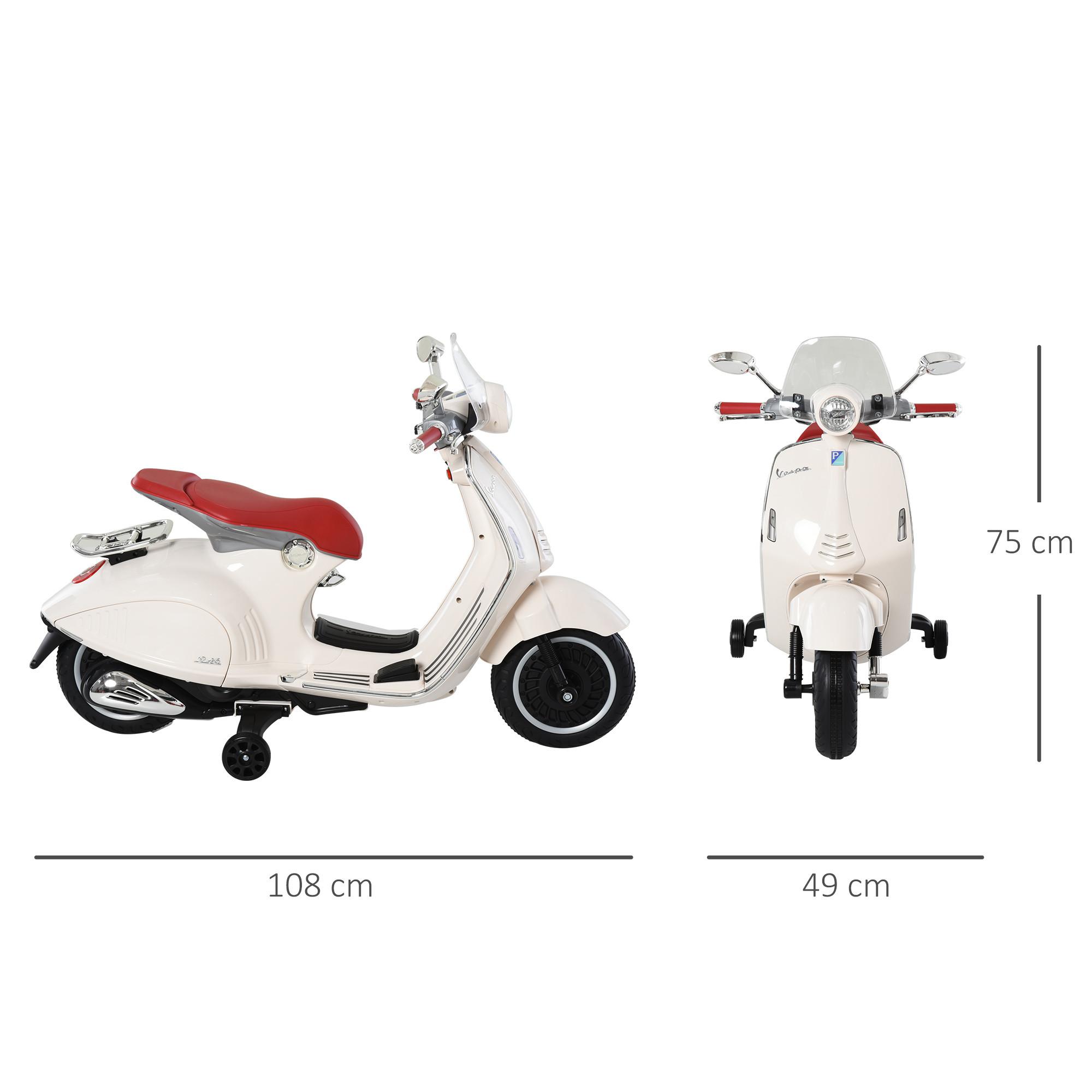 HOMCOM  Moto électrique pour enfants 