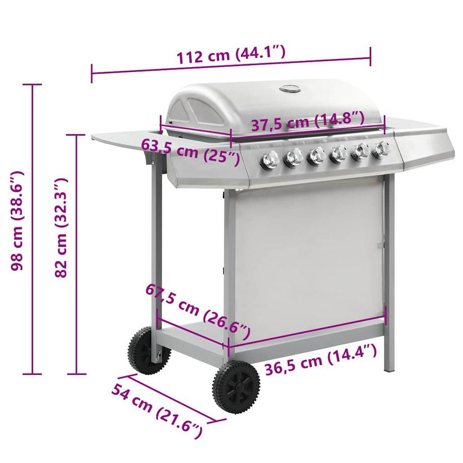 VidaXL Barbecue-Grill  