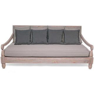 mutoni Canapé de jardin en bois avec coussin Bali (FSC)  