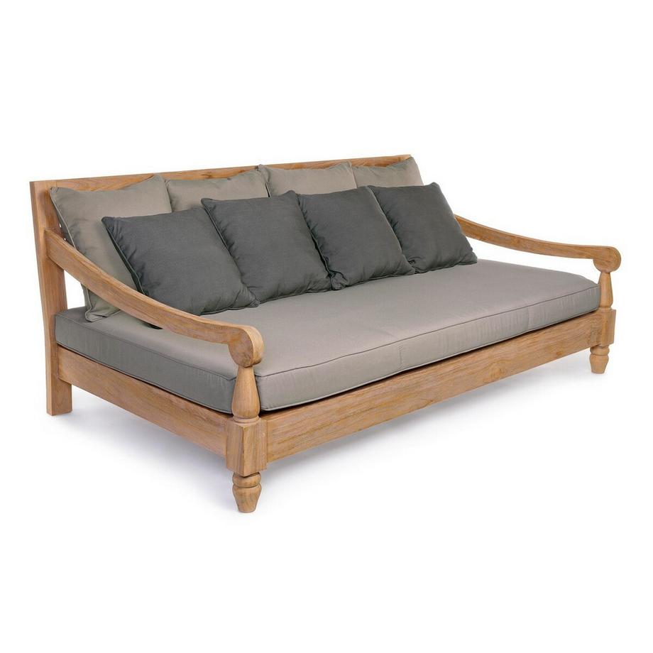 mutoni Garten Holzsofa mit Kissen Bali (FSC)  