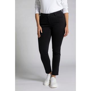 Ulla Popken  Jean modèle Sarah. Coupe skinny 5 poches et taille haute 