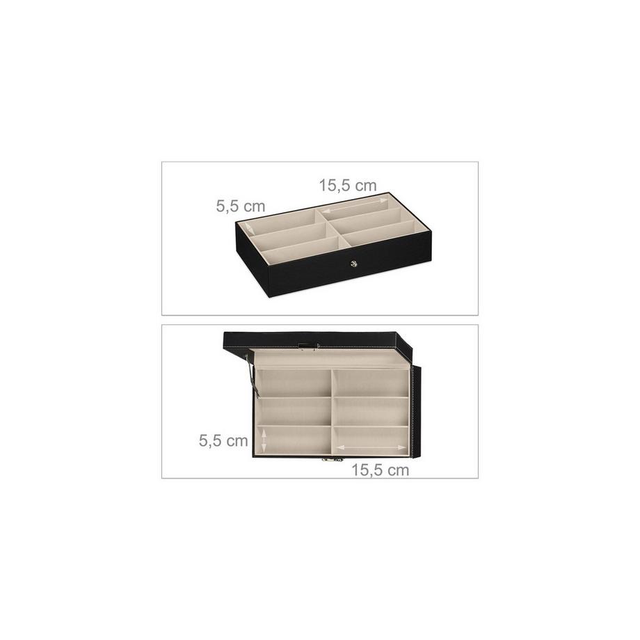 Northix  Brillenbox für 12 Brillen 