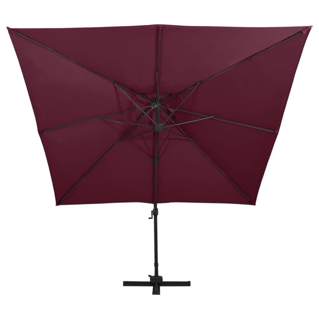 VidaXL Parasol de jardin en porte-à-faux  