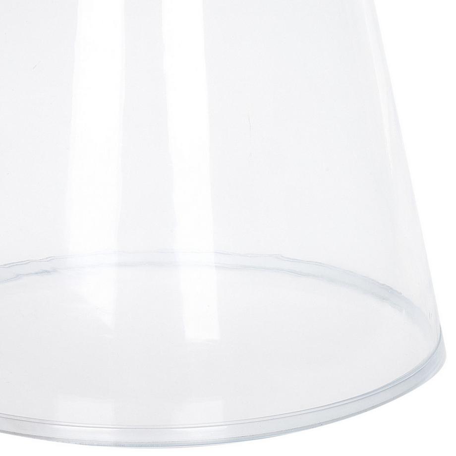 Beliani Beistelltisch aus Glas  LAGUNA  