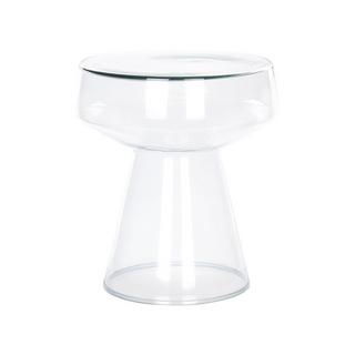 Beliani Beistelltisch aus Glas Retro LAGUNA  