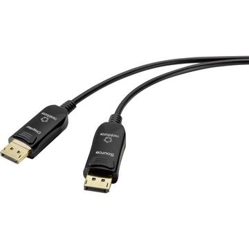 Renkforce Câble de raccordement DisplayPort 15 m contacts mâles dorés [1x DisplayPort Mâle - 1x DisplayPort